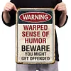 Warning - Vintage Metal Signs - 30*40cm - Warning