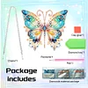 (US Only)Acrylic Single-Sided Diamond Painting Hanging Pendant for Home Decor (Butterfly)