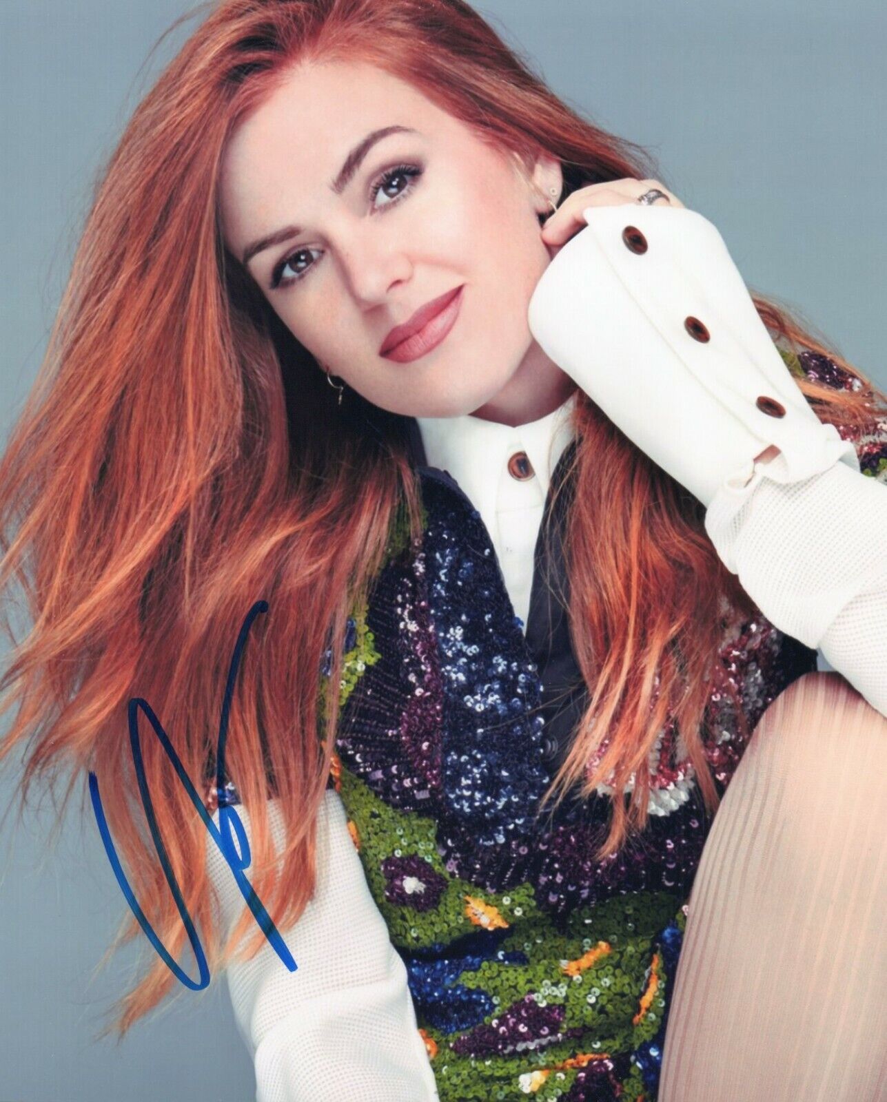 Autographed Isla Fisher signed 8 x 10 Photo Poster painting Excellent Condition