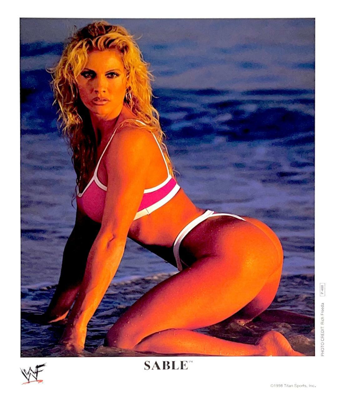 WWE SABLE P-488 OFFICIAL LICENSED AUTHENTIC ORIGINAL 8X10 PROMO Photo Poster painting RARE MINT