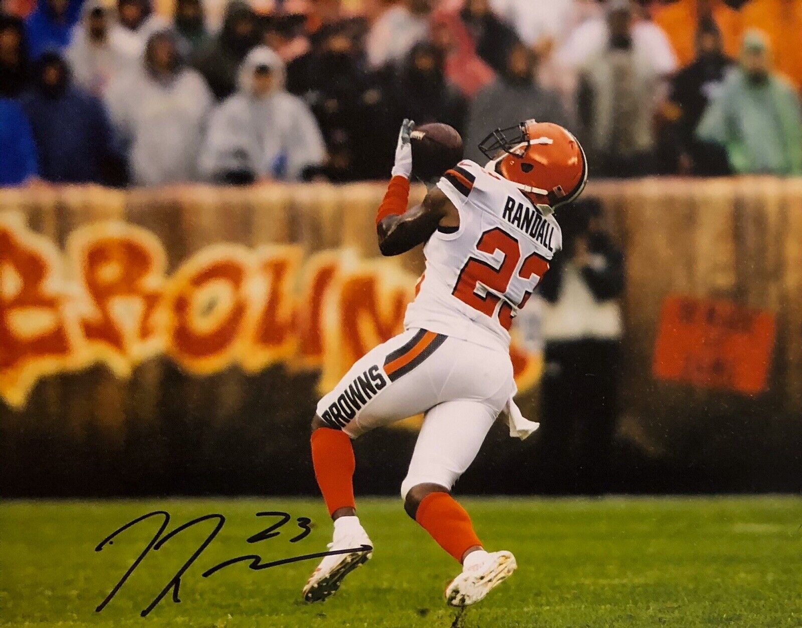 Damarious Randall Signed Autographed Cleveland Browns 8x10 Photo Poster painting Coa