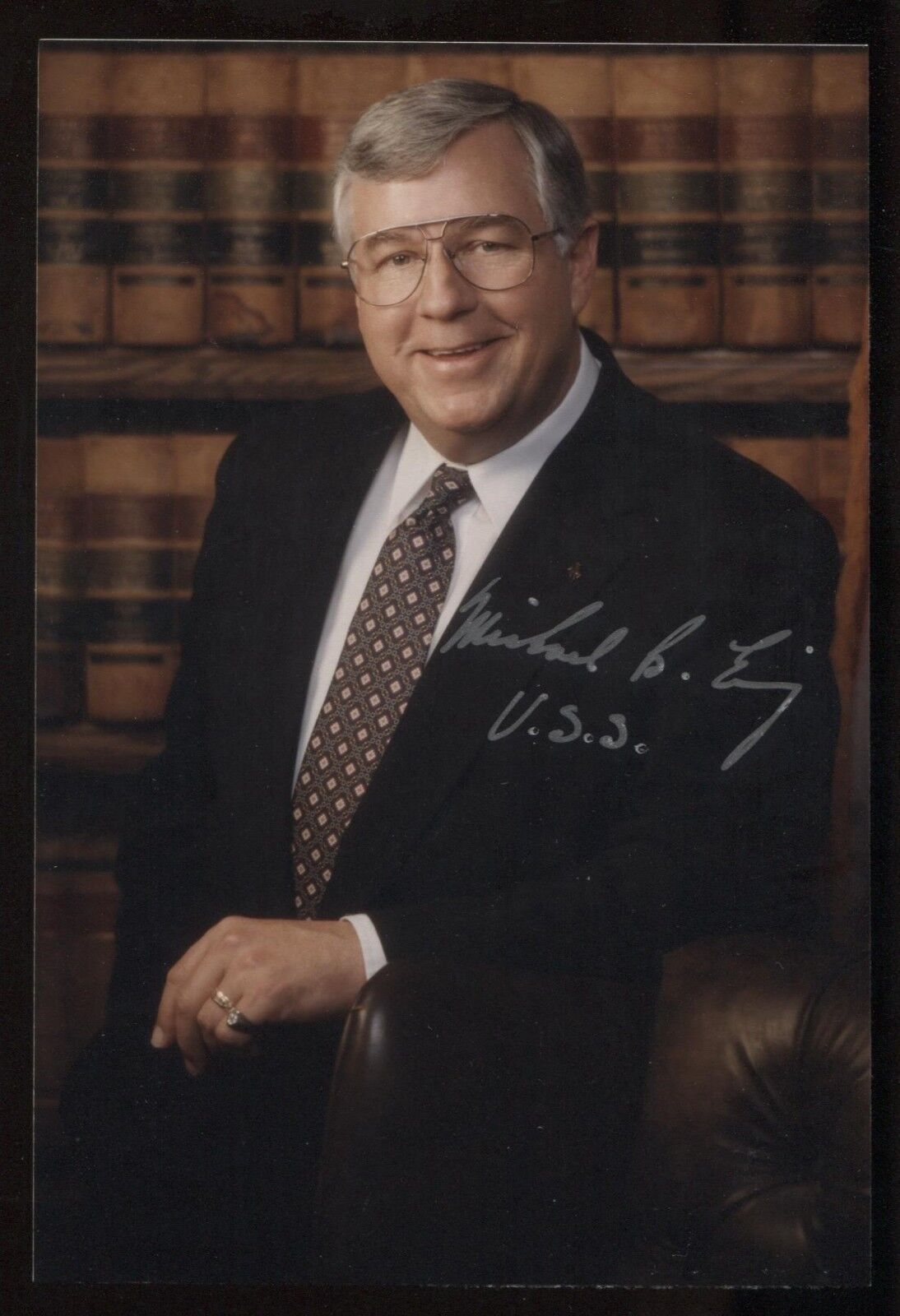 Michael Enzi Signed Photo Poster painting Vintage Autographed US Senator