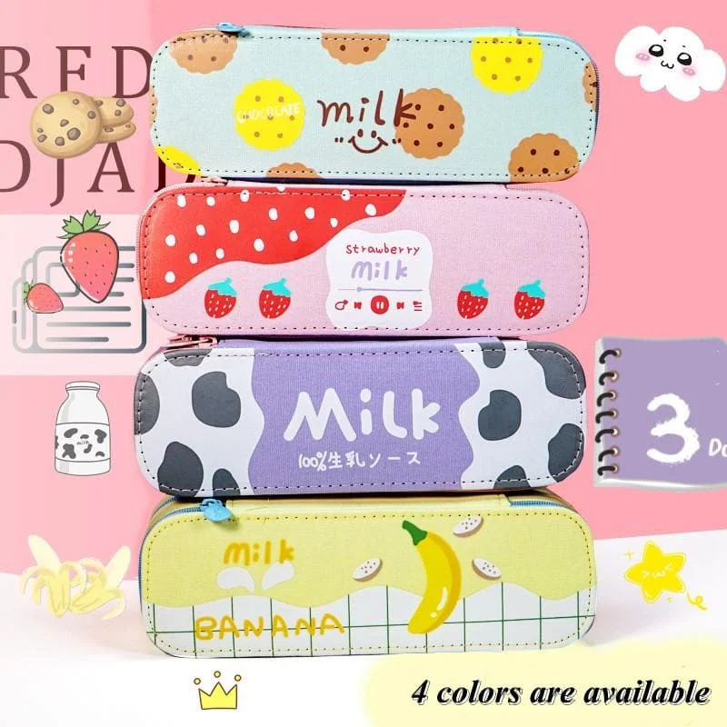 Cookie/Cow/Strawberry/Banana Cartoon Cute Pencil Box SP15968