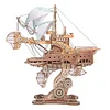Steampunk DIY Fantasy Travel Spaceship Wooden Puzzle&nbsp;
