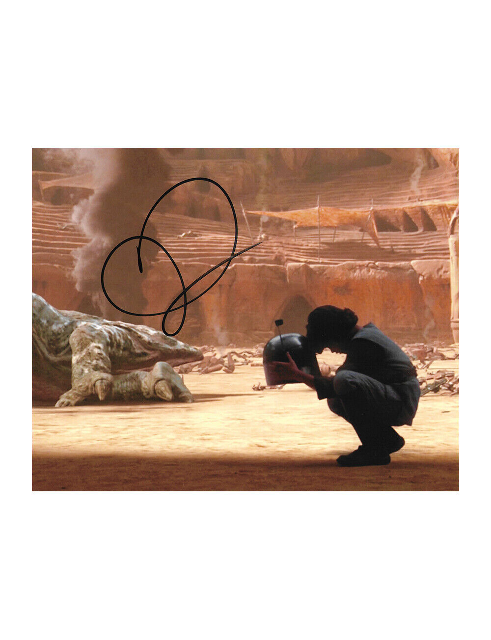 10x8 Star Wars Boba Fett Print Signed by Daniel Logan 100% Authentic With COA