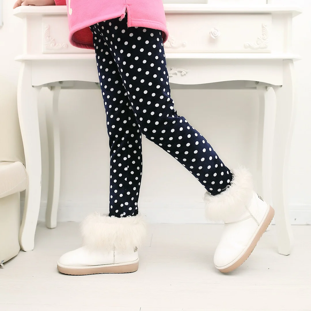 Children Pants Autumn Winter Baby Leggings Colorful Print Flower Butterfly Love Girls Pants