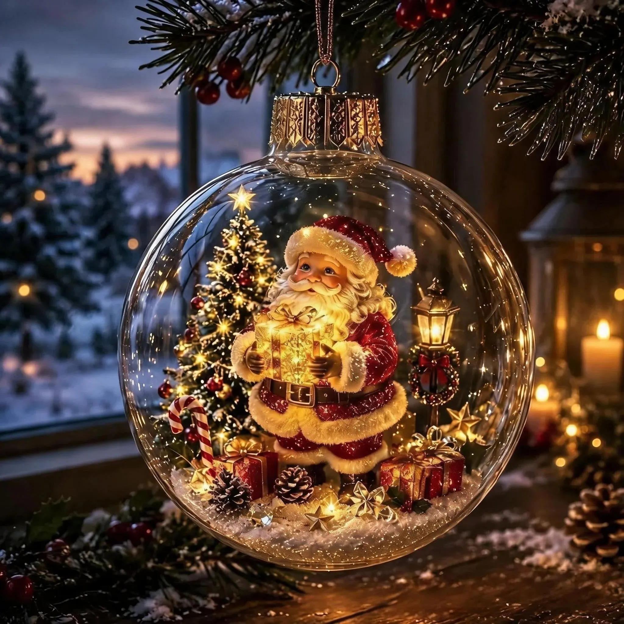 🎄This Season's Best-Sellers🎄 Light-Up Christmas Diorama Ornament 