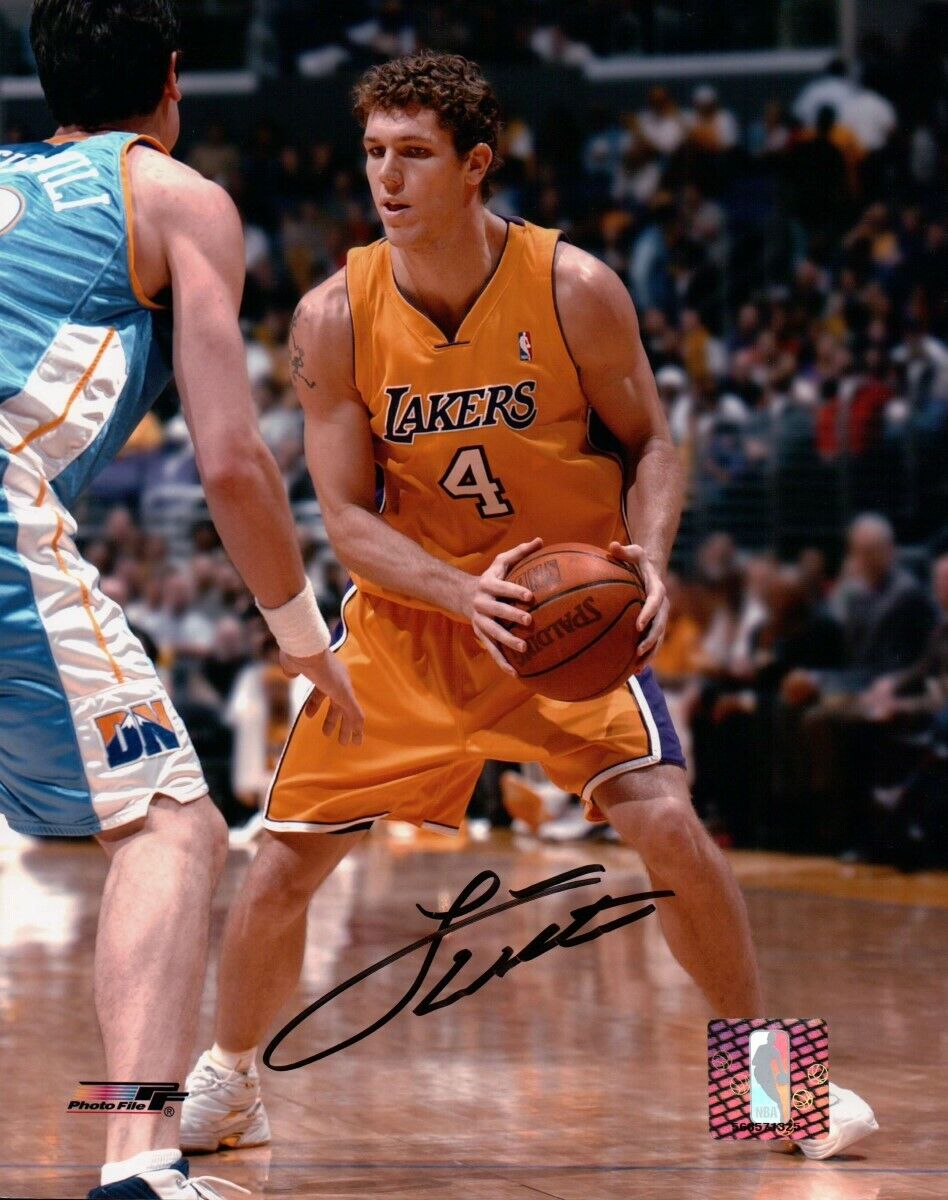 Luke Walton Signed Autographed 8X10 Photo Poster painting LA Lakers Home vs. Nuggets w/COA