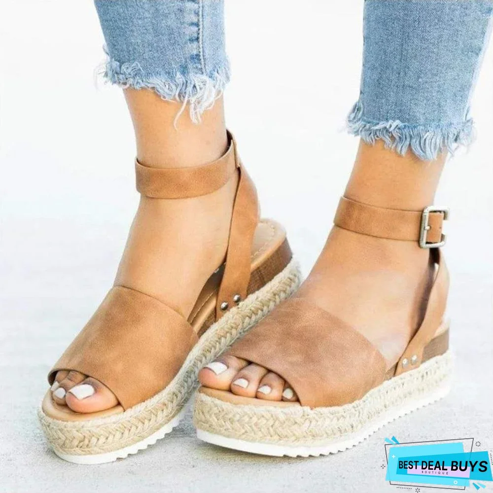 Casual Pu Spring/fall Sandals