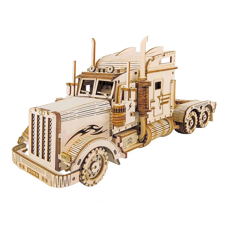 ROKR Heavy Truck Scale Model 3D Wooden Puzzle MC502 Robotime United Kingdom