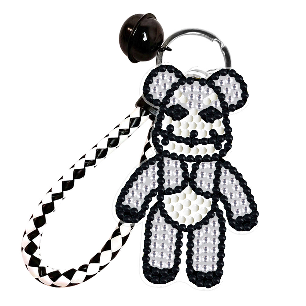 

1pcs Bear Double Sided - 5D DIY Craft Keychain, 501 Original
