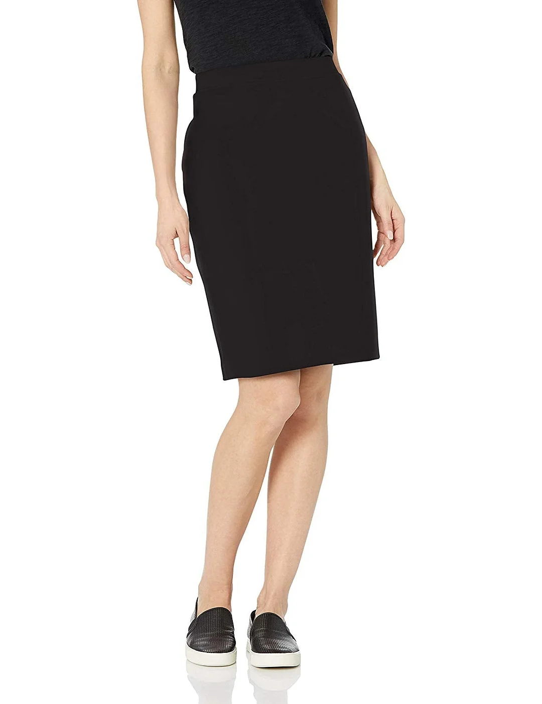 Women's Terry Cotton and Modal Pencil Skirt
