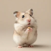 Dwarf Hamster with Seed - Diamond Painting