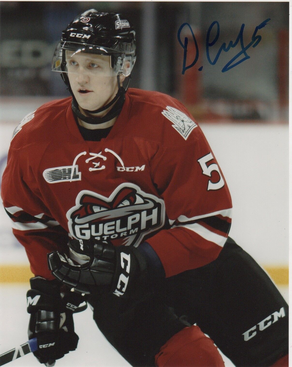 Guelph Storm Dmitri Samorukov Autographed Signed 8x10 IIHF Photo Poster painting COA