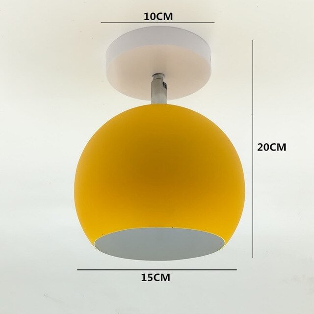 Novelty Indoor Lightings Colorful LED Ceiling Lights Marca Lampshade The Corridor Porch Bedroom Dining Living Light Fixture