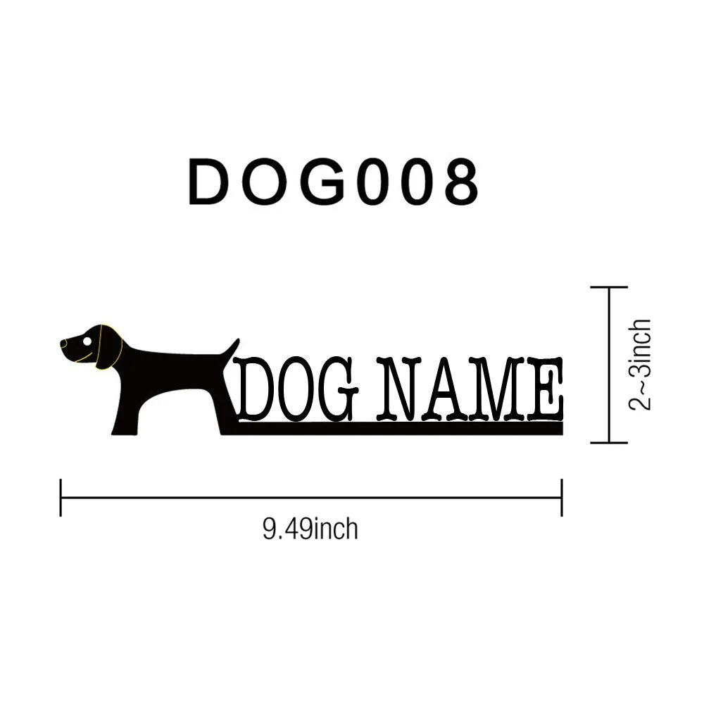 Customizable Dog Wood Names Figurines Home Decor Personalized Puppy Carved Ornament For Home Decoration Modern