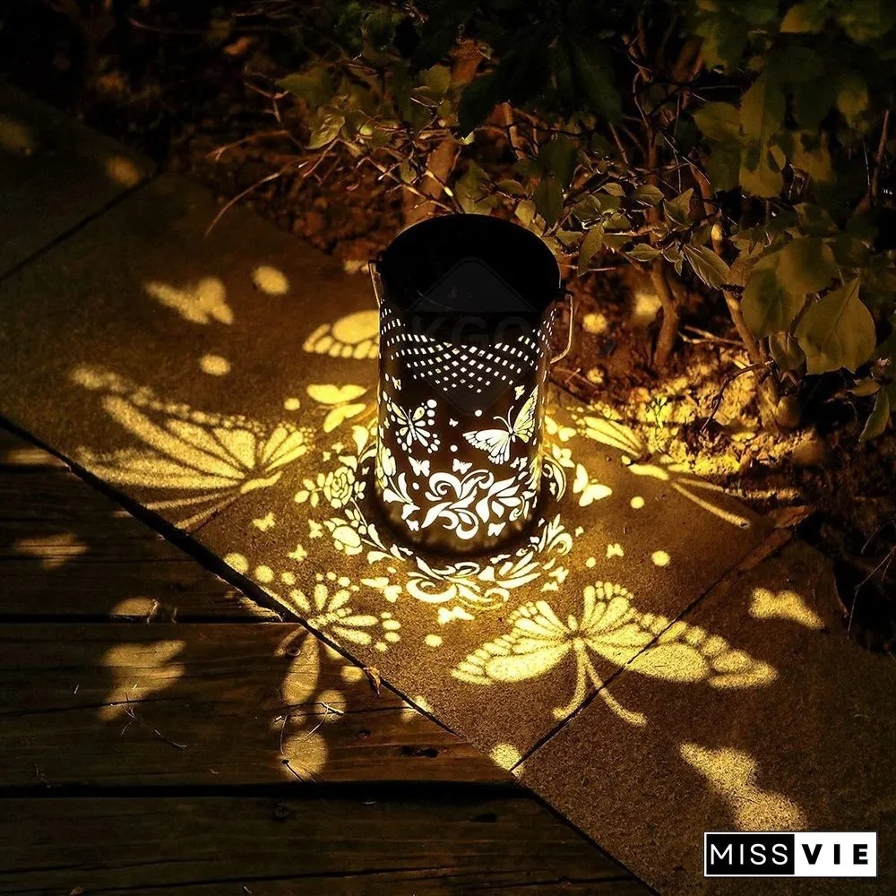 Waterproof Solar Metal Lantern For Outdoor Decoration