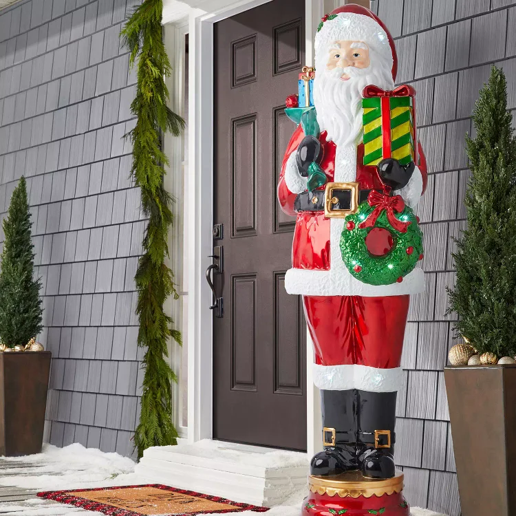 🔥kukelife🔥72"H Resin Santa