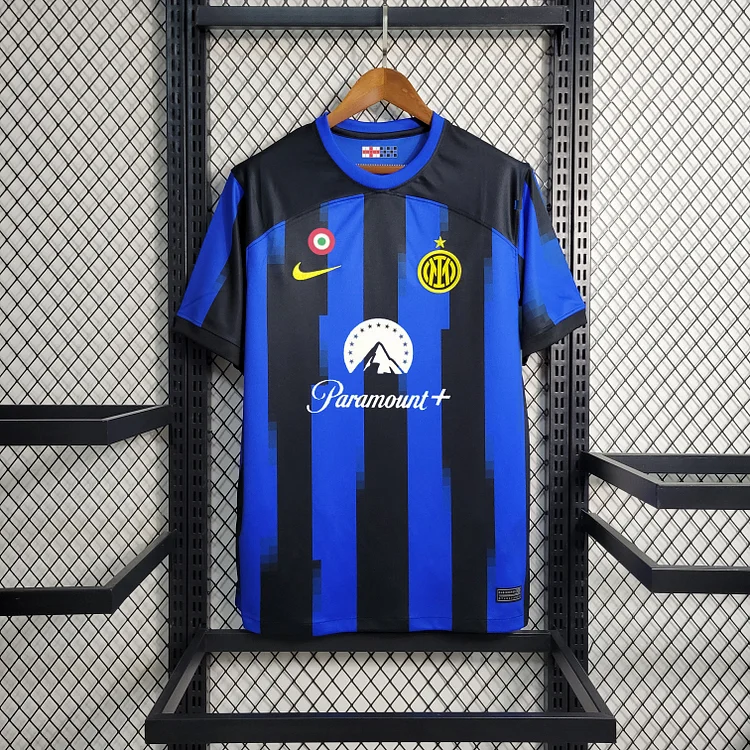 Inter Milan Home Shirt Kit 2023-2024 ( With Sponsor )