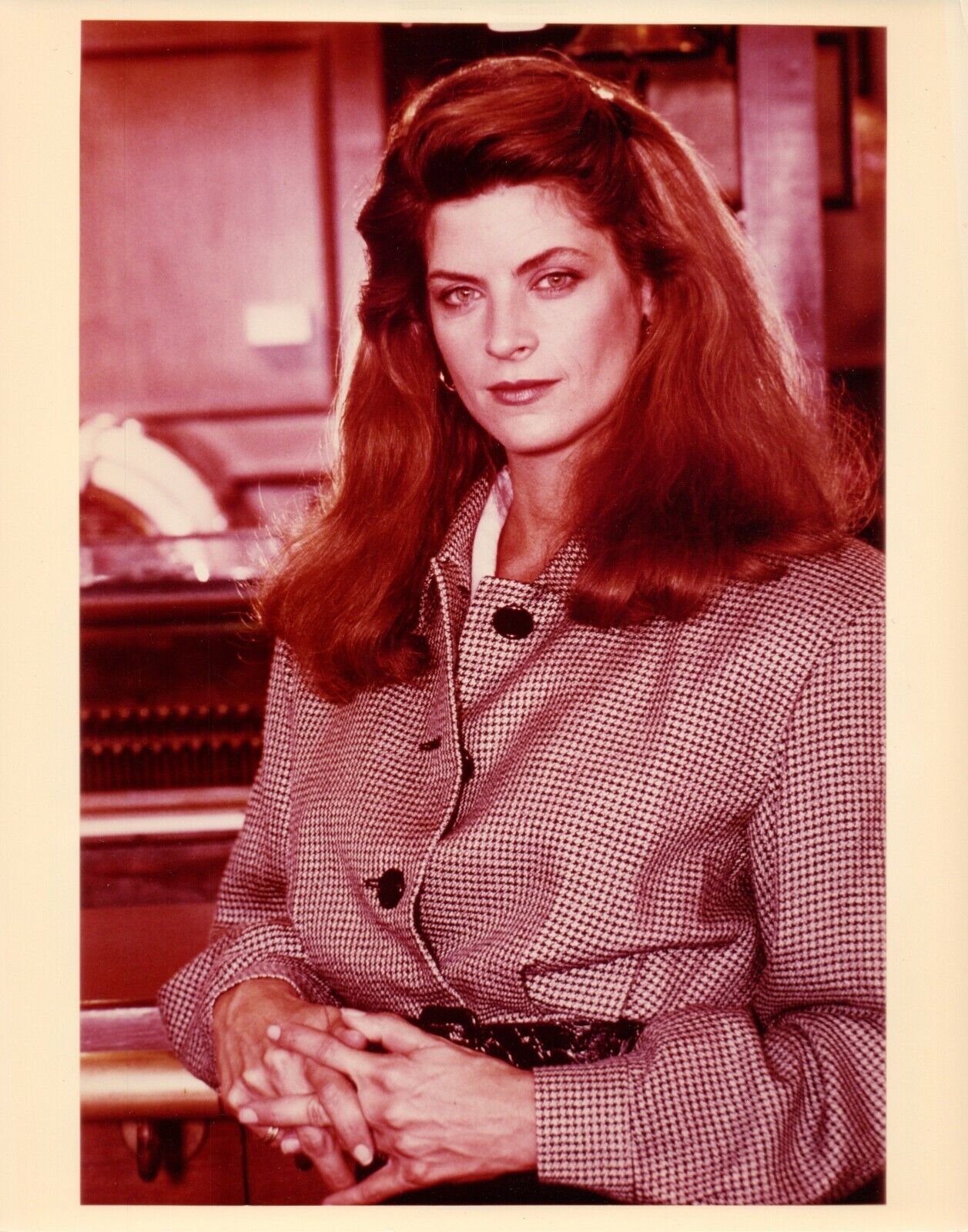 KIRSTIE ALLEY Actress Movie Promo Vintage Photo Poster painting 8x10
