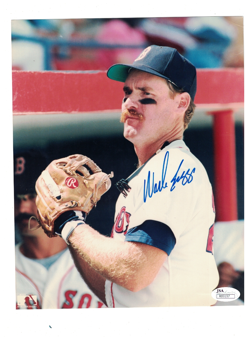 Wade Boggs Boston Red Sox Signed 8x10 Photo Poster painting JSA Certified