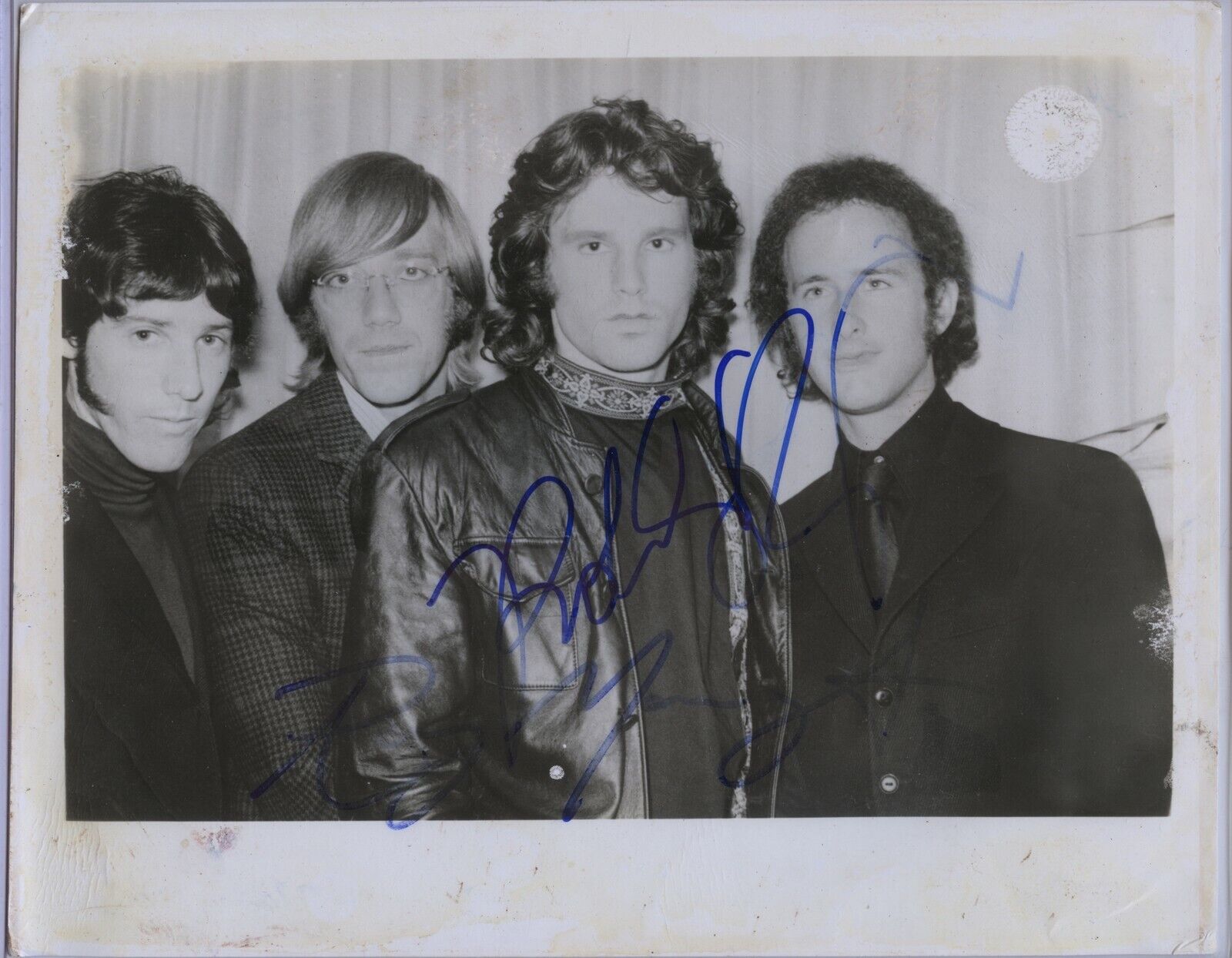 RAY MANZAREK ROBBY KRIEGER 8x10 Photo Poster painting Signed Autographed Auto JSA The Doors