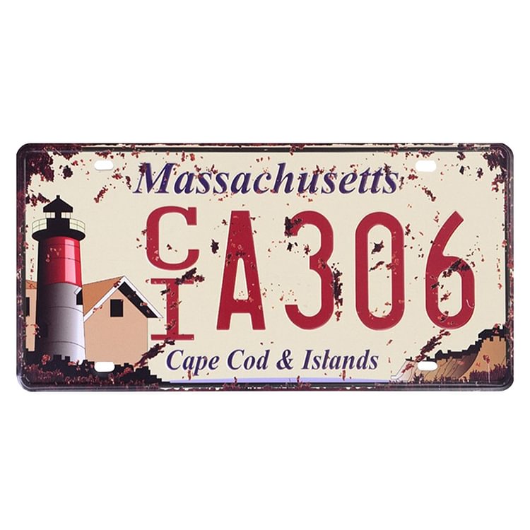 License - Car Plate License Tin Signs/Wooden Signs - 5.9x11.8in