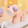 Mini lampe de nuit LED en forme de chiot et de cerf avec dessin anim&eacute; mignon