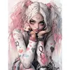 （AB/Round Drills)Harley Quinn-Full Diamond Painting 50*60CM