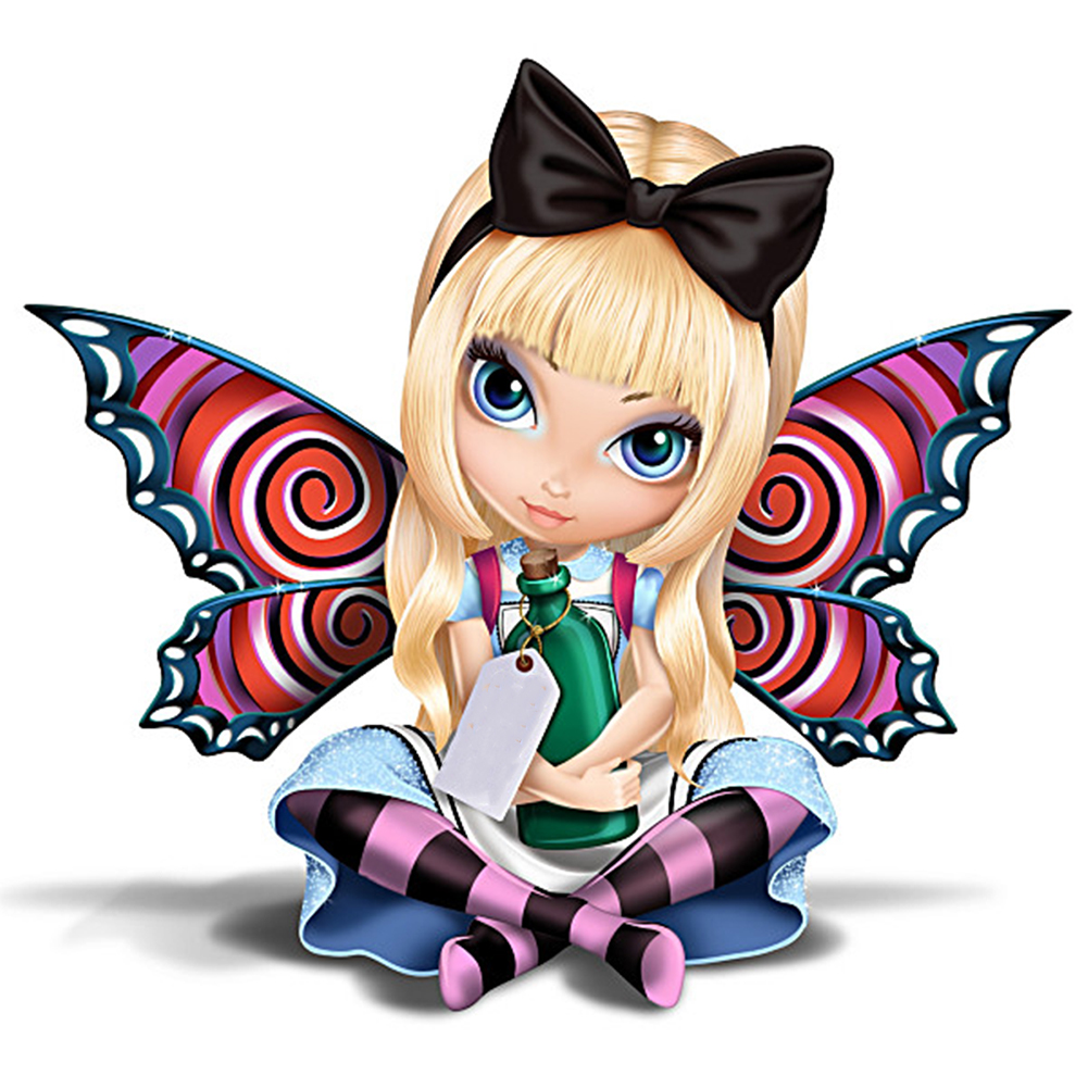 

Flower Fairy - Round Drill Diamond Painting - 40*40CM, 501 Original