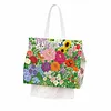 Diamond Tissue Organizer Exquisite Craftsmanship for Bathroom Bedroom Decor (Garden flowers)