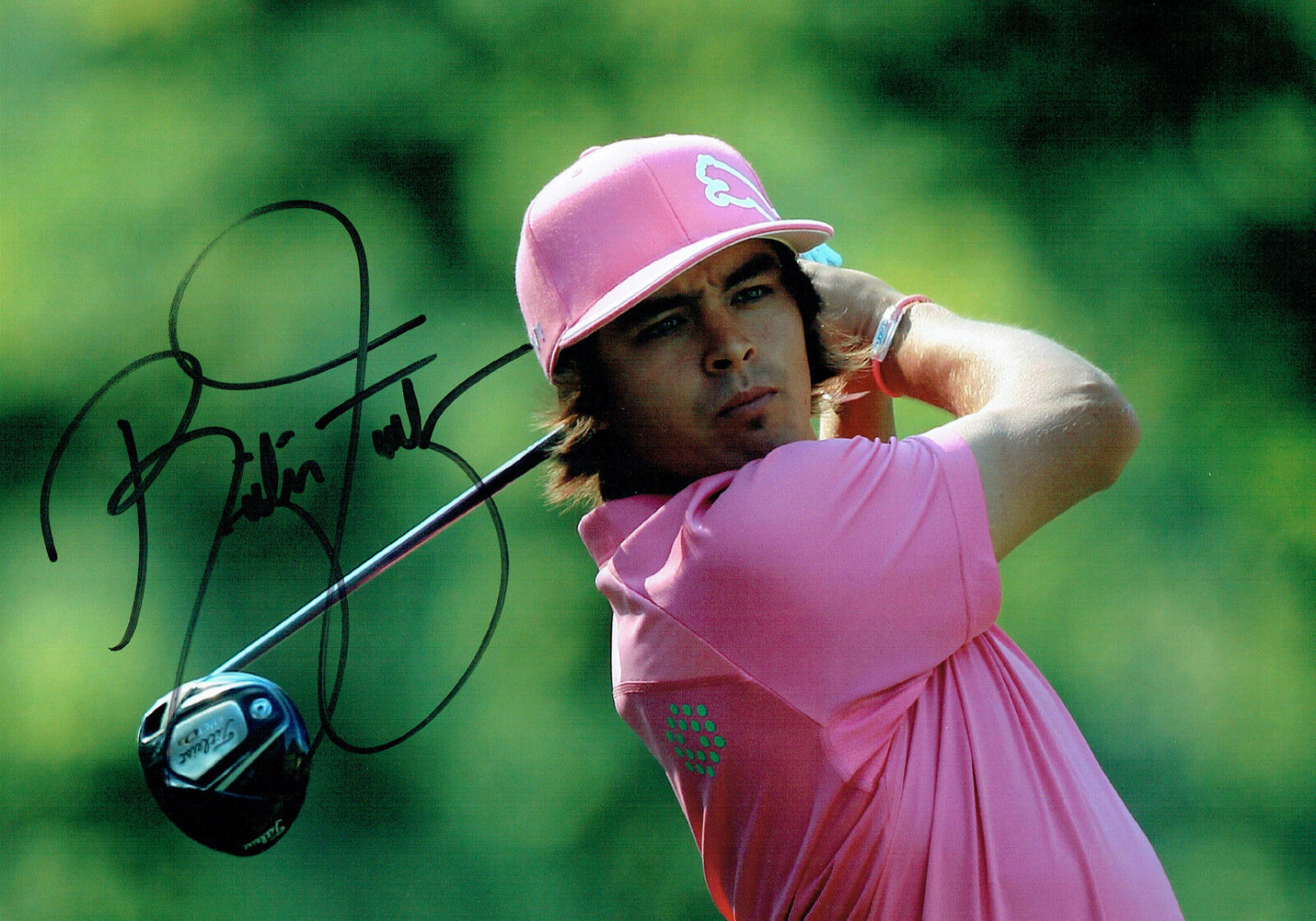 Rickie FOWLER SIGNED Autograph 12x8 GOLF Photo Poster painting AFTAL COA USA Golfer