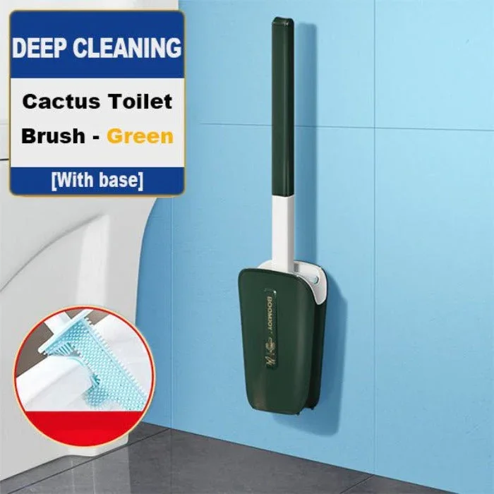 No Dead Corner Cactus Toilet Brush !