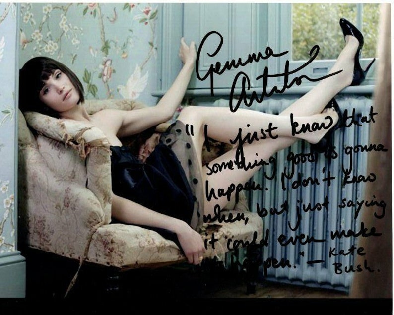 Gemma arterton signed autographed Photo Poster painting great amazing content quote