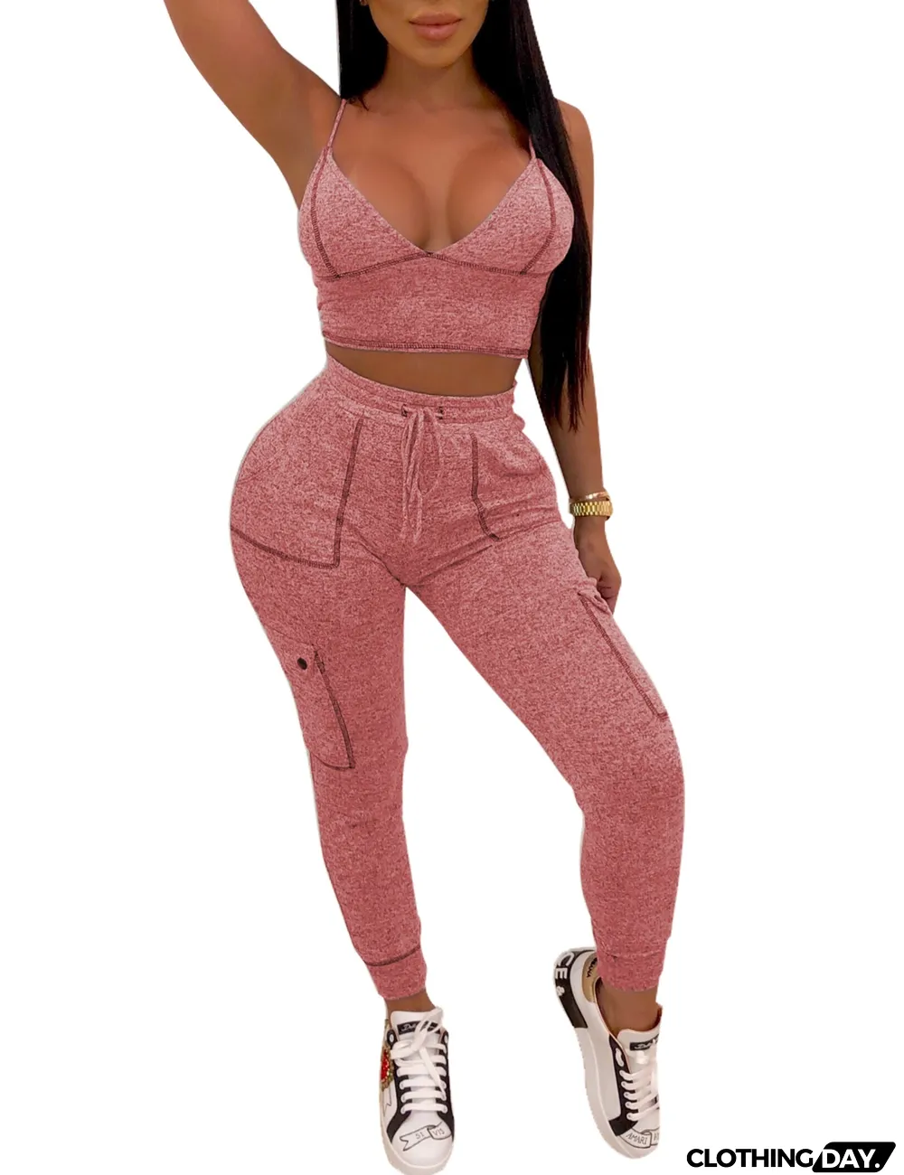 Sports Tight Fitting Bra and Pants