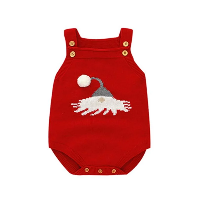 Autumn Winter Infant Baby Romper Newborn Baby Boy Girl Cute Lion Head Braces Clothes Rompers Baby Boys Girls Knitted Rompers