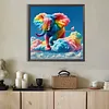 Diamond Painting -DIY Round Drill Rainbow Elephant(40x40cm)