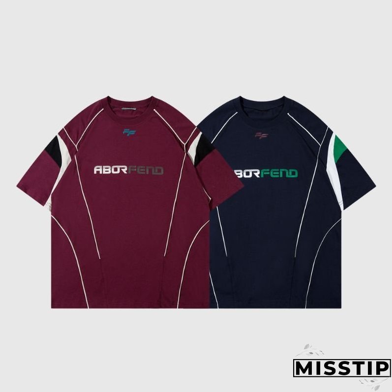 Solid Patch Racing Tee