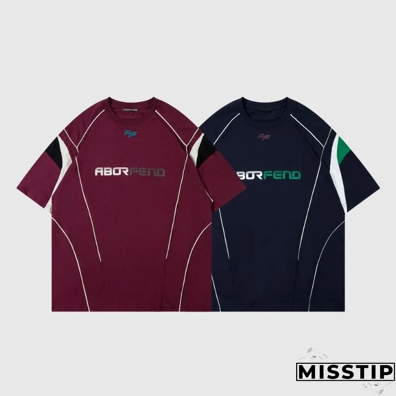 Solid Patch Racing Tee