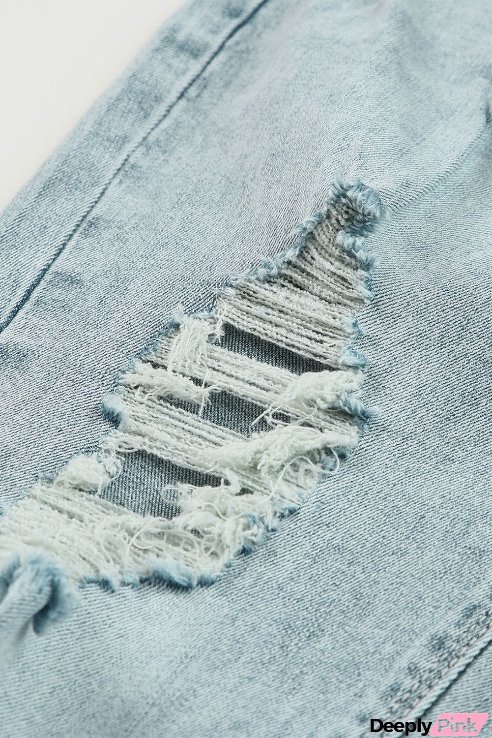 Vintage Wash Distressed Boyfriend Jeans