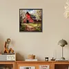 Country House-Full Round Diamond Painting 30*30CM