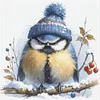 Winter Bird-11CT Stamped Cross Stitch Kit(40x40cm)