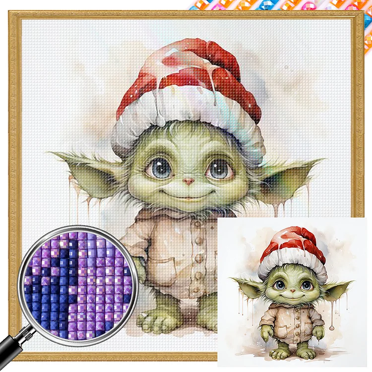 Grinch Acrylic Special Shape Diamond Painting Ornaments