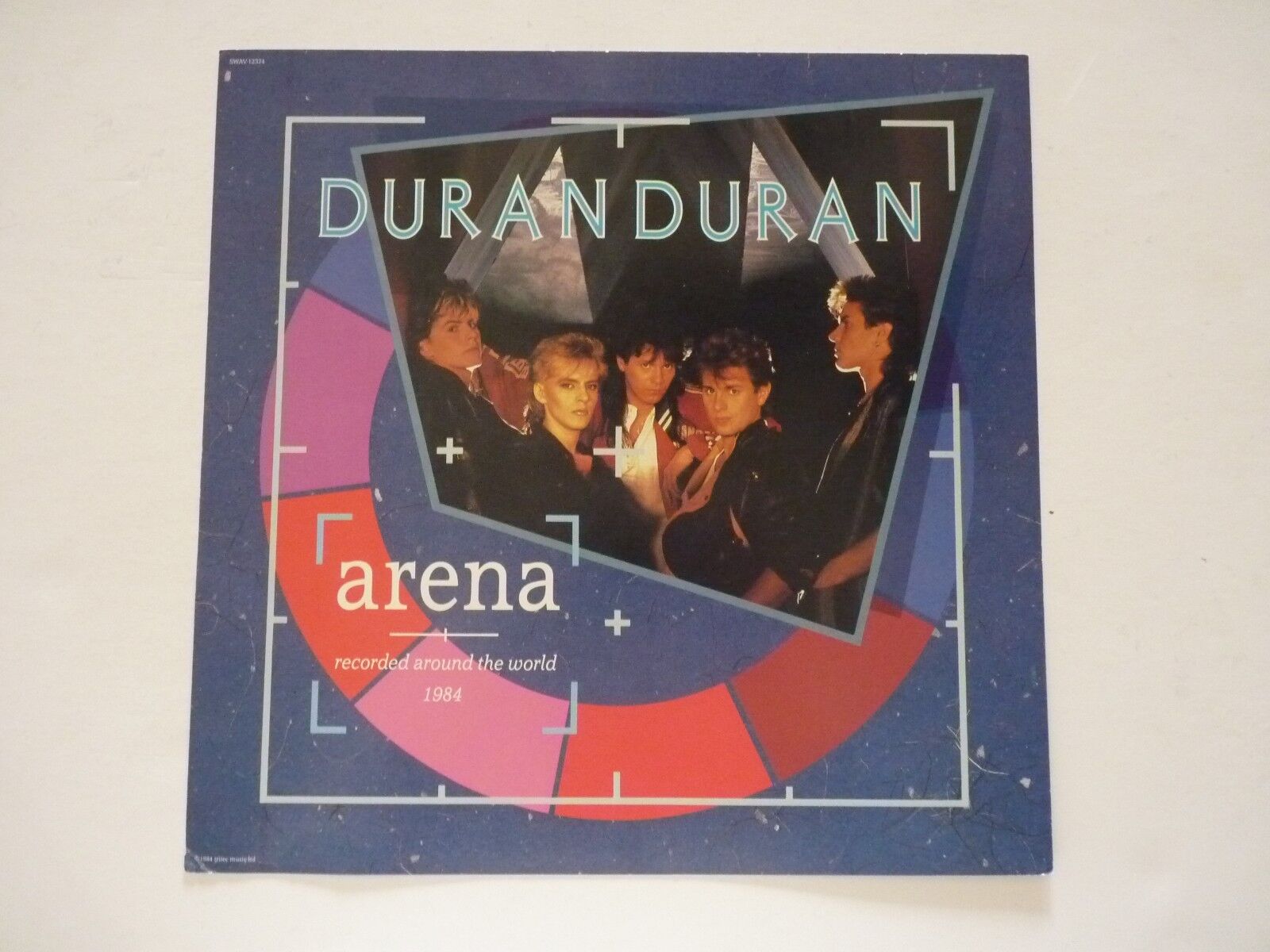 Duran Duran Arena 1984 LP Record Photo Poster painting Flat 12x12 Poster