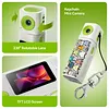 2K Mini Keychain Digital Camera Type-C Charging Retro Small Camcorder with TFT LCD Screen No TF Card for Kids Adults Travel Collectible Gift