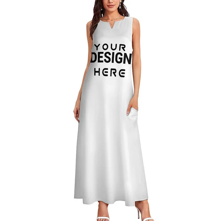Personalized Custom Women's Long Dress Full Print