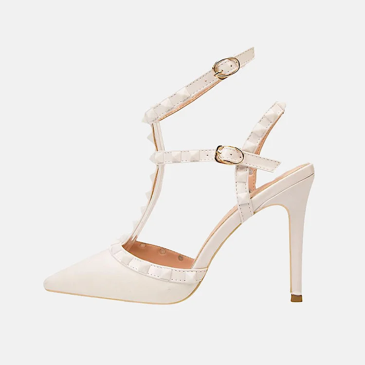 Jasmine Classic Rivets Pumps shopify Stunahome.com