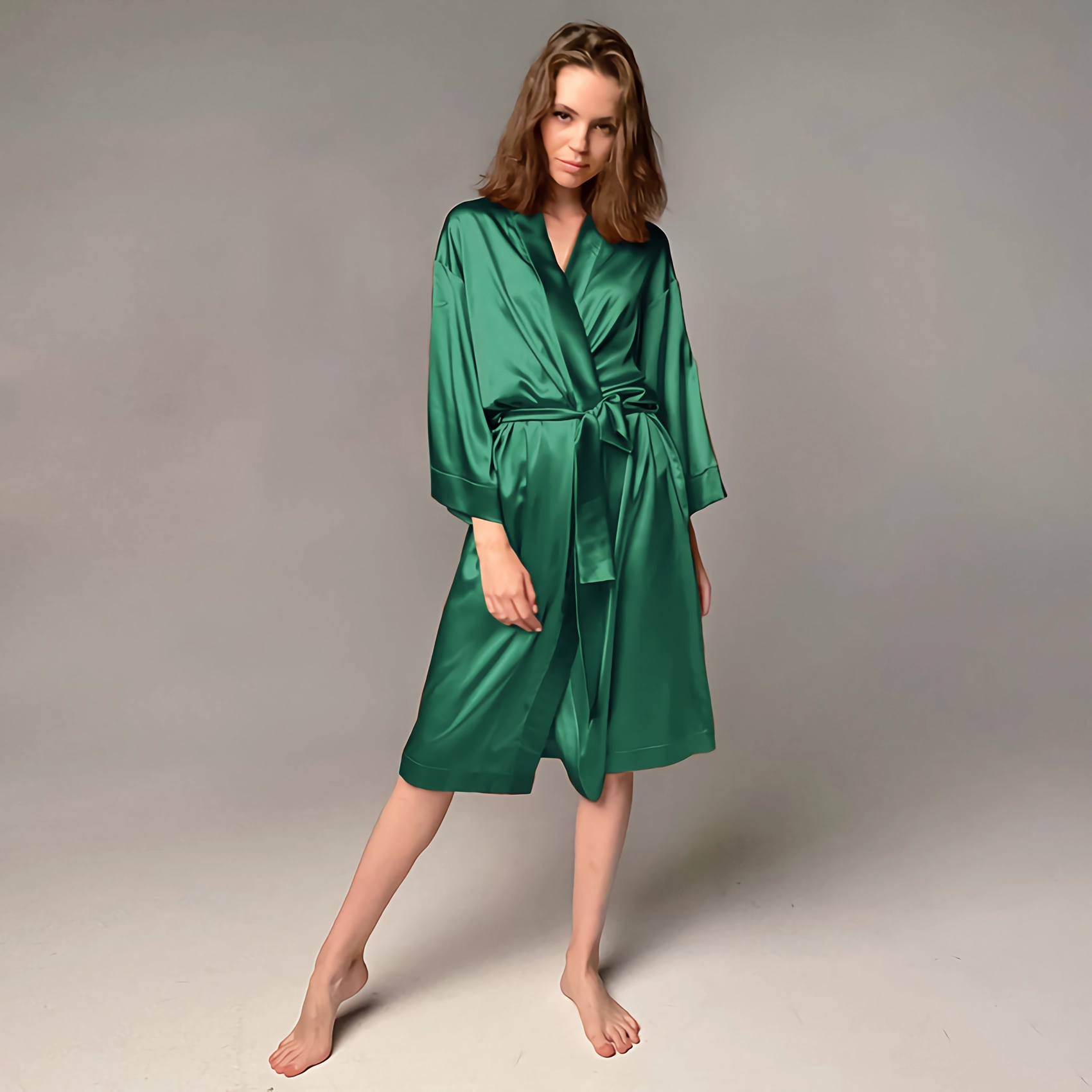 22 Momme Gorgeous Romantic Women's Silk Robe REAL SILK LIFE