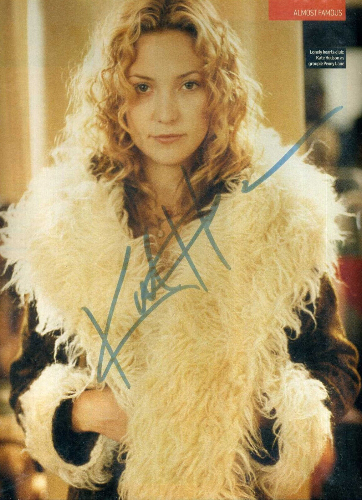 KATE HUDSON Signed Photo Poster paintinggraph - Stunning Film Star Actress - preprint