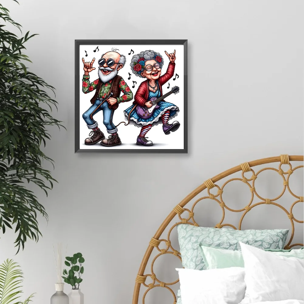 Diamond Painting - Full Round Drill - Grandma(Canvas|40*40cm)